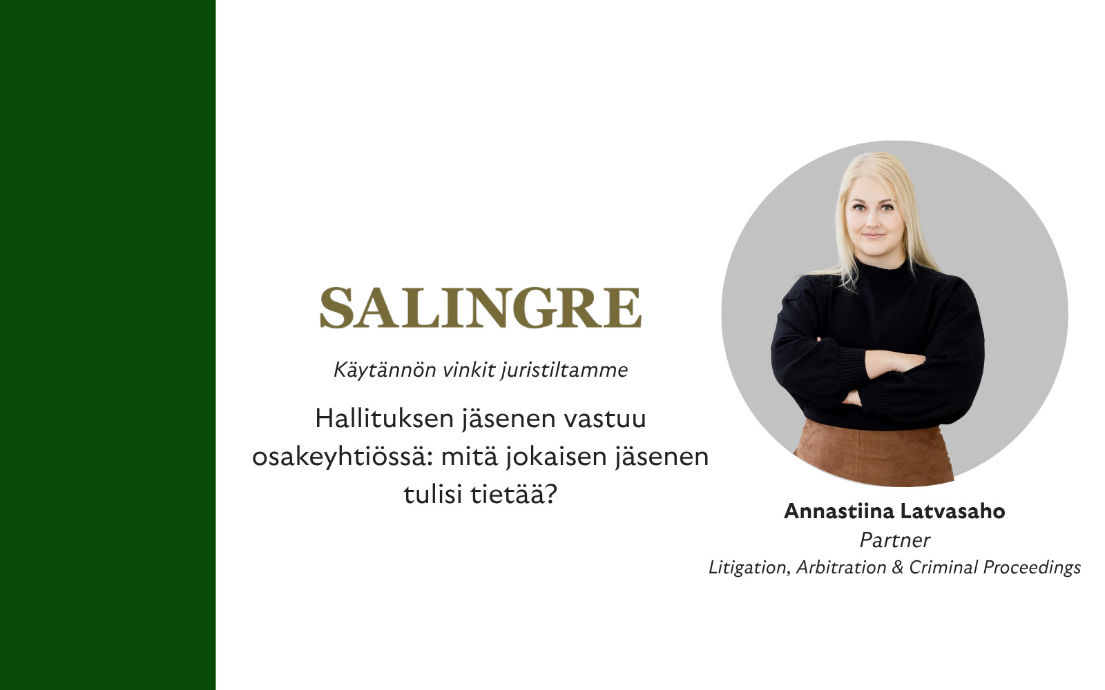 Hallituksen jäsenen vastuu osakeyhtiössä: mitä jokaisen jäsenen tulisi tietää?